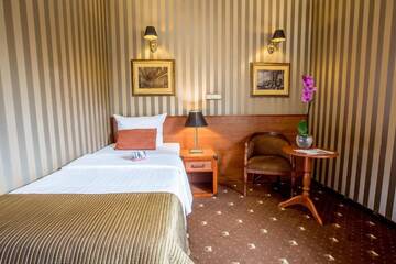 Фото номера Стандартный одноместный номер Отель Hotel Diament Bella Notte Katowice - Chorzów г. Хожув 9