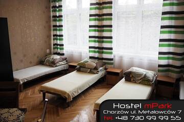 Фото номера Трехместный номер с основными удобствами и общей ванной комнатой Хостелы Hostel Noclegi Chorzow г. Хожув 2